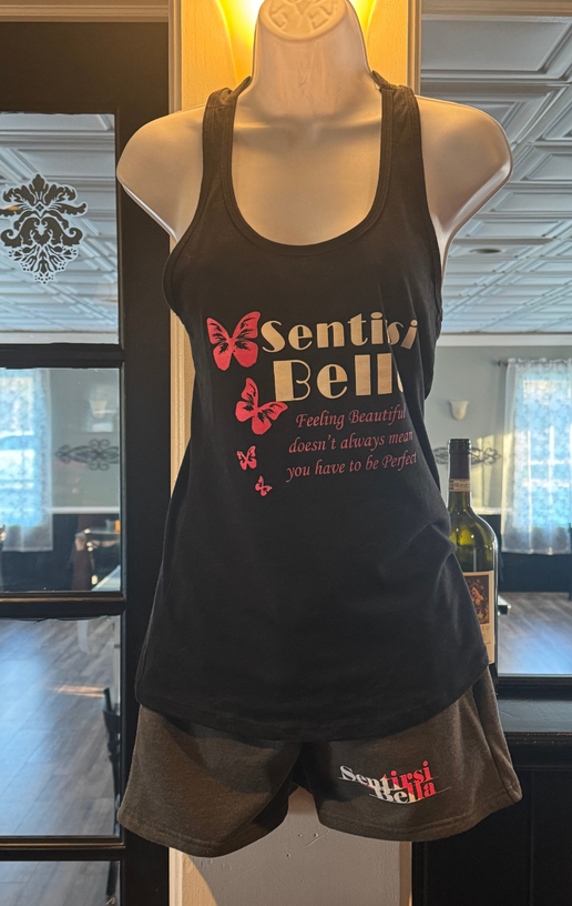 4 Pink Butterflies Tank Top