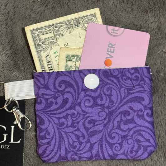 Keychain Wallet - Purple